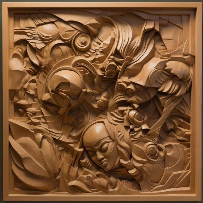 نموذج ثلاثي الأبعاد لآلة CNC 3D Art 